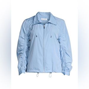 •Calvin Klein• cinched sleeve anorak windbreaker
